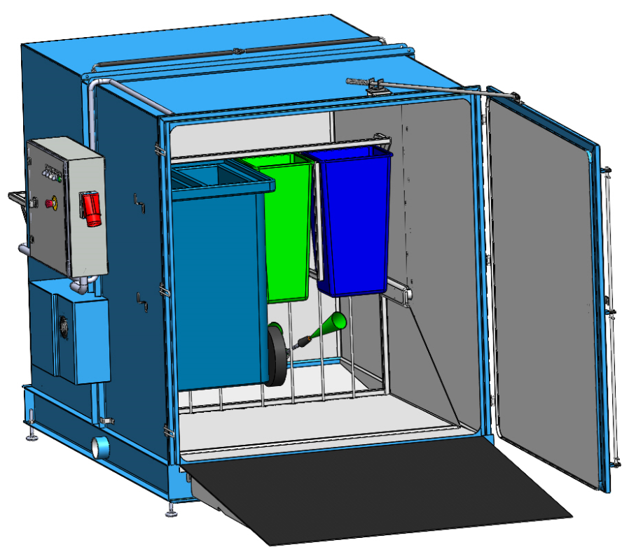 SveLog Quattro Kärltvätt - för alla standardkärl upp till1100 liter